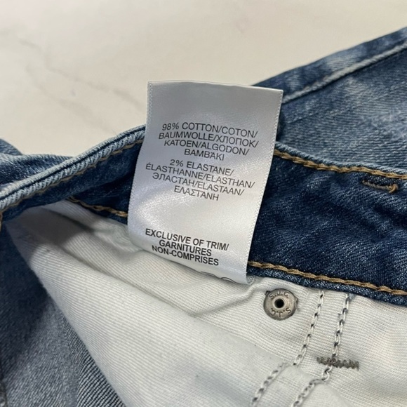 Silver Jeans Sam Distressed Straight Leg Jeans Size 27 - Picture 7 of 8